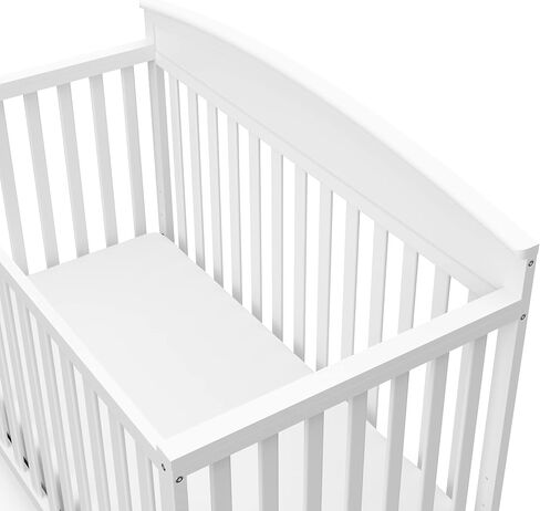 Graco Benton 5 in 1 Convertible Crib with Premium Foam Crib and Toddler Mattress - Gray in Kuwait
