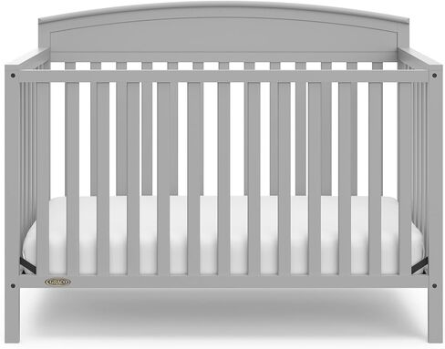 Graco Benton 5 in 1 Convertible Crib with Premium Foam Crib and Toddler Mattress - Gray in Kuwait