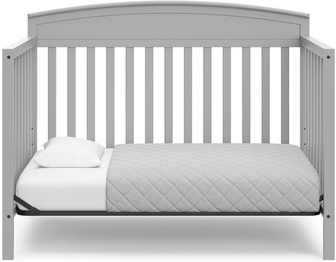 Graco Benton 5 in 1 Convertible Crib with Premium Foam Crib and Toddler Mattress - Gray in Kuwait