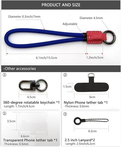 Handmade Cowhide Leather Phone Wrist Strap,Universal Adjustable Key Lanyard,Stylish Wristlet Keychains for Women&Men in Saudi Arabia
