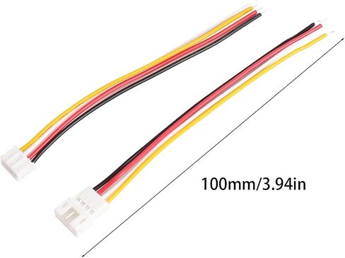 40pcs (20Pairs) JST PH2.0mm 3Pin Mini Micro Male and Female Connection Cable Plug with Terminal Connector Wire Cable 100mm 1007-26AWG in Kuwait