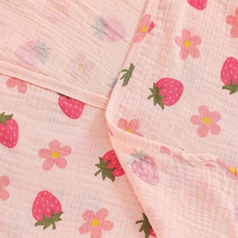 Baby Hooded Bath Towel, Organic Cotton, Soft and Absorbent, Newborn Infant Toddler Bath Essentials for Girl Boy (Red, 32Inch*32Inch) in Saudi Arabia