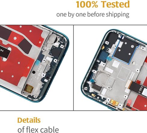 A-MIND لهاتف Huawei P40 Lite 4G شاشة LCD تعمل باللمس محول رقمي لشاشة بديلة كاملة مجموعات إصلاح التجميع مع أدوات JNY-L21A JNY-L01A JNY-L21B JNY-L22A JNY-L02A JNY-L22B JNY-LX1 (أسود مع إطار) in Kuwait
