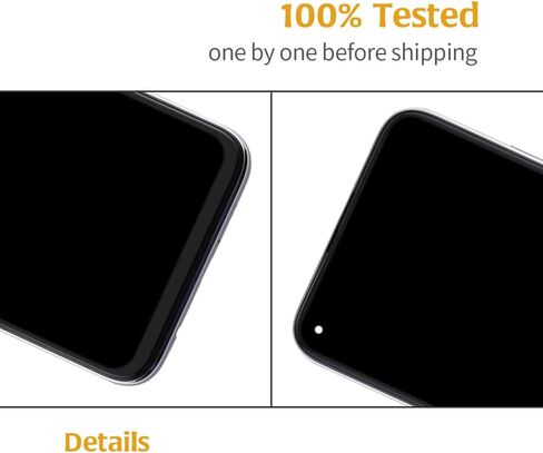 A-MIND لهاتف Huawei P40 Lite 4G شاشة LCD تعمل باللمس محول رقمي لشاشة بديلة كاملة مجموعات إصلاح التجميع مع أدوات JNY-L21A JNY-L01A JNY-L21B JNY-L22A JNY-L02A JNY-L22B JNY-LX1 (أسود مع إطار) in Kuwait