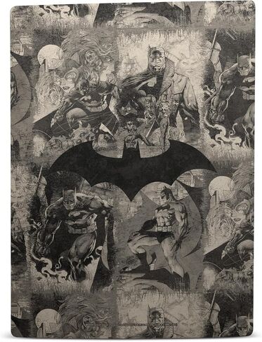 تصميمات غطاء الرأس مرخصة رسميًا من Batman DC Comics Collage وشعارات متعثرة وكتاب هزلي من الفينيل غطاء ملصق لغطاء الألعاب متوافق مع Sony PS5 Digital وDualSense in Saudi Arabia
