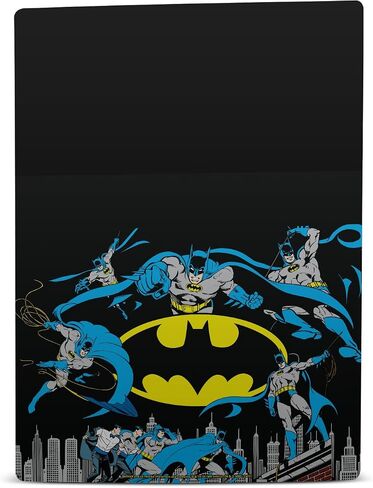 تصميمات غطاء الرأس مرخصة رسميًا من Batman DC Comics Collage وشعارات متعثرة وكتاب هزلي من الفينيل غطاء ملصق لغطاء الألعاب متوافق مع Sony PS5 Digital وDualSense in Saudi Arabia