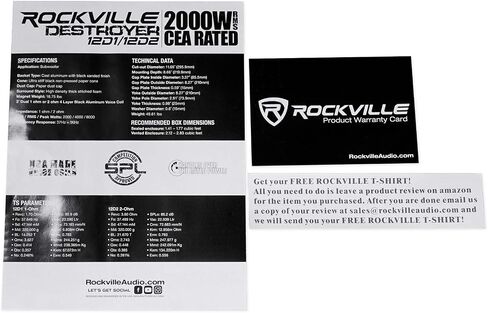 Rockville Destroyer 12D2 12" Competition Car Audio Subwoofer w/USA Voice Coils! in Saudi Arabia