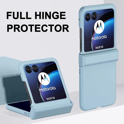 حافظة قلاب متوافقة مع NINKI لهاتف Motorola Moto Razr 2024 مع واقي مفصلي، حافظة Motorola Razr 50، حافظة هاتف Moto Razr 2024 صلبة رفيعة لهاتف Moto Razr 50 2024 Motorola Razr 2024 باللون الأسود in Kuwait