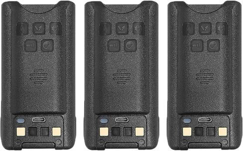 بطارية BAOFENG UV-9G شاحن USB-C تكبير سعة 4800 مللي أمبير في الساعة بطارية ليثيوم أيون BL-9 سميكة لملحقات UV-9R بالإضافة إلى ملحقات GMRS-9R BF-T57 بطارية جهاز الاتصال اللاسلكي للبالغين in Saudi Arabia
