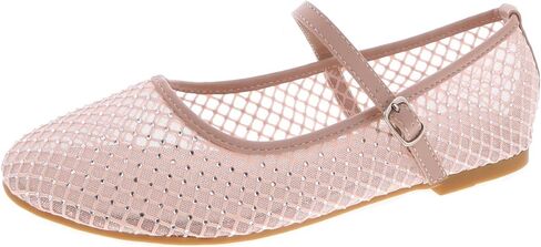 TruFox Women's Mesh Ballet Flats Buckle Strap Comfortable Ballerina Shoes Flats in Saudi Arabia