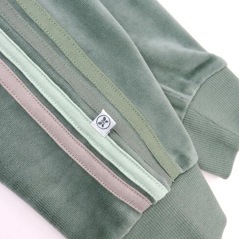 HonestBaby Velour Pullover Hoodie and Zip Front Sweatshirt and Jogger Sweatpants Set in Saudi Arabia