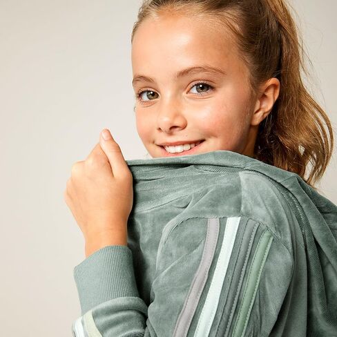 HonestBaby Velour Pullover Hoodie and Zip Front Sweatshirt and Jogger Sweatpants Set in Saudi Arabia