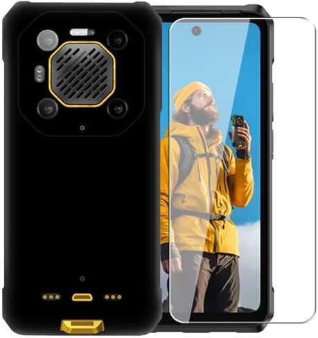 Silicone Case for Ulefone Armor 26 Ultra, Silky-Soft Touch Full-Body Protective Case, Shockproof Bumper Protection Cover with Microfiber Lining (Black) in Saudi Arabia