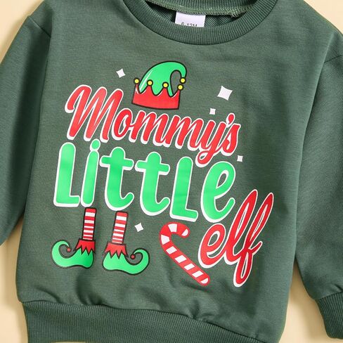 Thorn Tree Toddler Boys Girls Christmas Sweatshirt Long Sleeve Pull On Sweater Unisex Little Kids Fall Winter Clothes in Kuwait