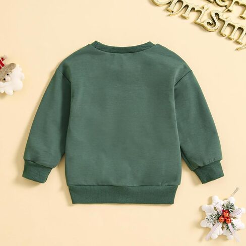 Thorn Tree Toddler Boys Girls Christmas Sweatshirt Long Sleeve Pull On Sweater Unisex Little Kids Fall Winter Clothes in Kuwait