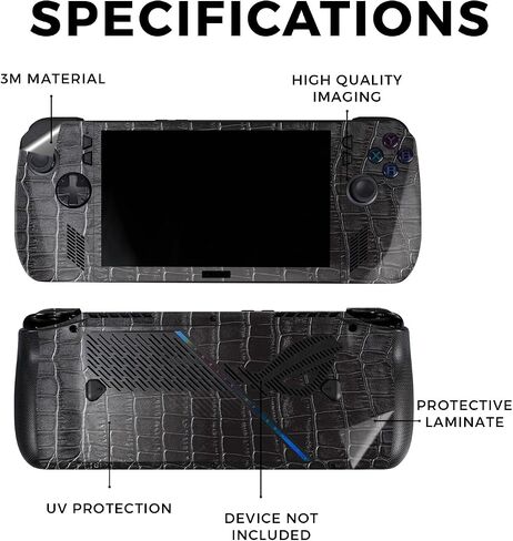 Skin Compatible with Asus ROG Ally X - Tech Web - Premium 3M Vinyl Protective Wrap Decal Cover - Easy to Apply | Crafted in The USA by MightySkins in Saudi Arabia