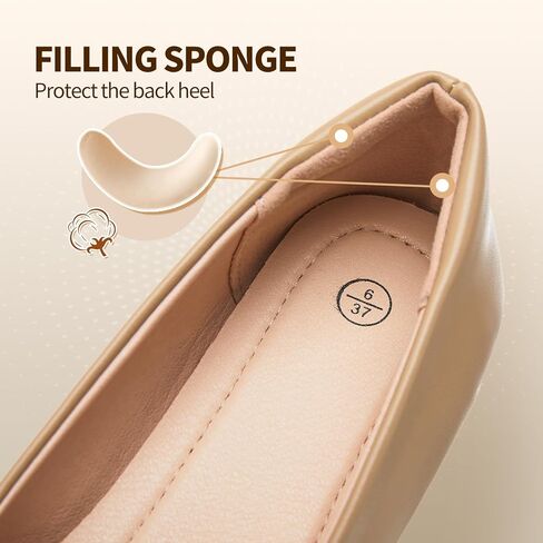 FINIWOR Ballet Flat Shoes for Womens,PU Leather Womens Loafers,Women Pointed Toe Dress Flat Shoes Casual, Comfortable Slip on Flats Shoes Women in Kuwait