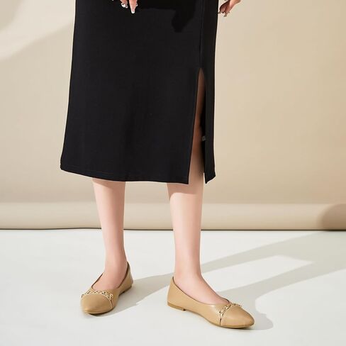 FINIWOR Ballet Flat Shoes for Womens,PU Leather Womens Loafers,Women Pointed Toe Dress Flat Shoes Casual, Comfortable Slip on Flats Shoes Women in Kuwait