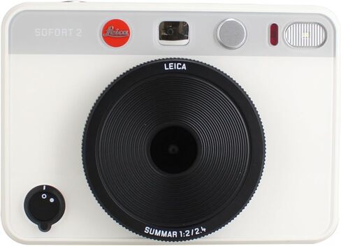 Leica Sofort 2 Hybrid Instant Photo Film and Digital Camera (Red) (19189) with LCD Display Bundle with 128 GB Memory Card + Cleaning Kit in Saudi Arabia