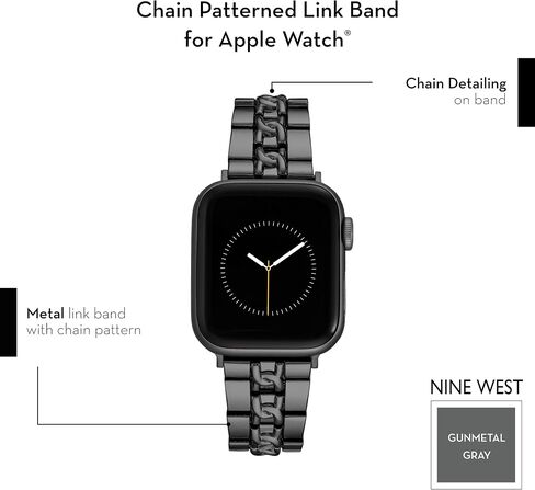 Nine West Fashion Bracelet for Apple Watch Secure, Adjustable, Apple Watch Band Replacement, Fits Most Wrists in Saudi Arabia