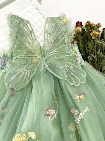 BGFKS Baby Girl Rainbow Floral Tutu Dress,Toddler Girls Birthday Party Princess Dresses with Floral Headband. in Saudi Arabia