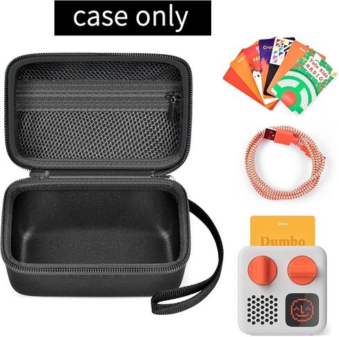 ALLPRIMO Case Compatible with Yoto Mini + Make Your Own Card, Boys and Girls Screen-Free Bluetooth Audio Player. Storage Holder Carrying Organizer Bag for accessories (Box Only)- Grey in Saudi Arabia