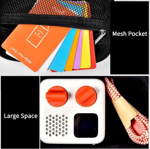 ALLPRIMO Case Compatible with Yoto Mini + Make Your Own Card, Boys and Girls Screen-Free Bluetooth Audio Player. Storage Holder Carrying Organizer Bag for accessories (Box Only)- Grey in Saudi Arabia