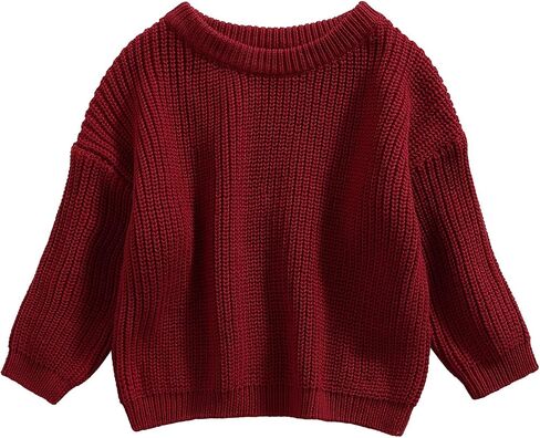 Toddler Baby Girl Boy Knit Football Sweater Long Sleeve Pumpkin Sweasthirt Fall Winter Clothes Football Outfit in Saudi Arabia