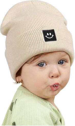 قبعة تزلج صغيرة للأطفال، قبعات شتوية للأطفال الصغار، قبعة متماسكة دافئة للفتيات والأولاد وقبعات الأطفال in Kuwait