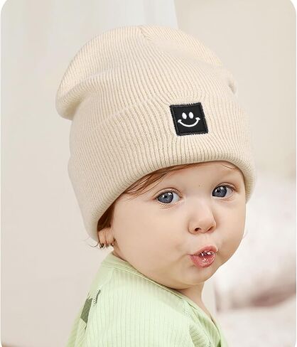 قبعة تزلج صغيرة للأطفال، قبعات شتوية للأطفال الصغار، قبعة متماسكة دافئة للفتيات والأولاد وقبعات الأطفال in Kuwait