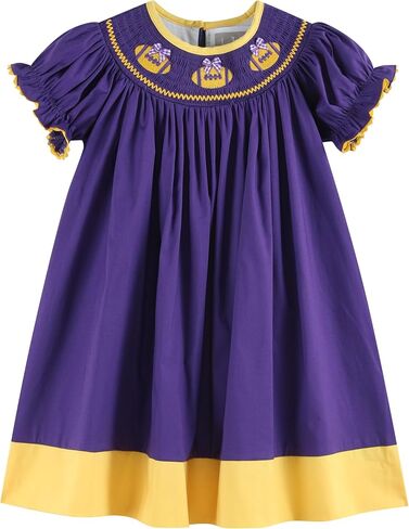 Lil cactus Baby and Girls Smocked Bishop Dress in Saudi Arabia