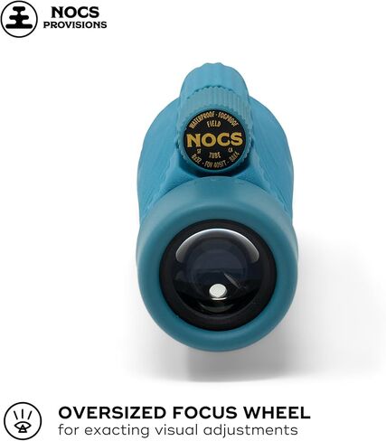 Nocs Provisions Field Tube 8x32 أحادي العين مقاوم للماء، تلسكوب تكبير 8X، منشور Bak4، مجال رؤية واسع لمشاهدة الطيور وحقائب الظهر ومشاهدة الحياة البرية - بني Paydirt in Kuwait