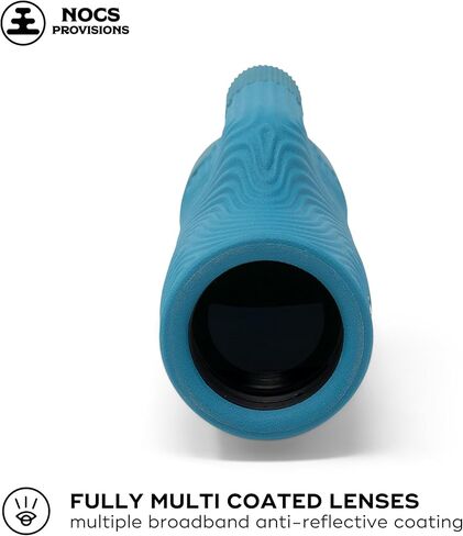 Nocs Provisions Field Tube 8x32 أحادي العين مقاوم للماء، تلسكوب تكبير 8X، منشور Bak4، مجال رؤية واسع لمشاهدة الطيور وحقائب الظهر ومشاهدة الحياة البرية - بني Paydirt in Kuwait