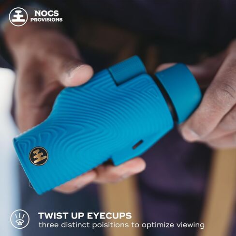 Nocs Provisions Field Tube 8x32 أحادي العين مقاوم للماء، تلسكوب تكبير 8X، منشور Bak4، مجال رؤية واسع لمشاهدة الطيور وحقائب الظهر ومشاهدة الحياة البرية - بني Paydirt in Kuwait