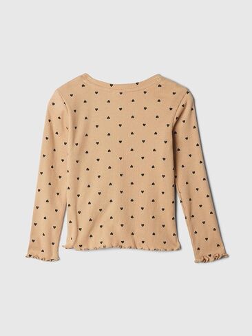 GAP Baby Girls' Long Sleeve Rib Tee in Saudi Arabia