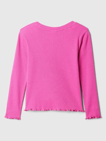 GAP Baby Girls' Long Sleeve Rib Tee in Saudi Arabia