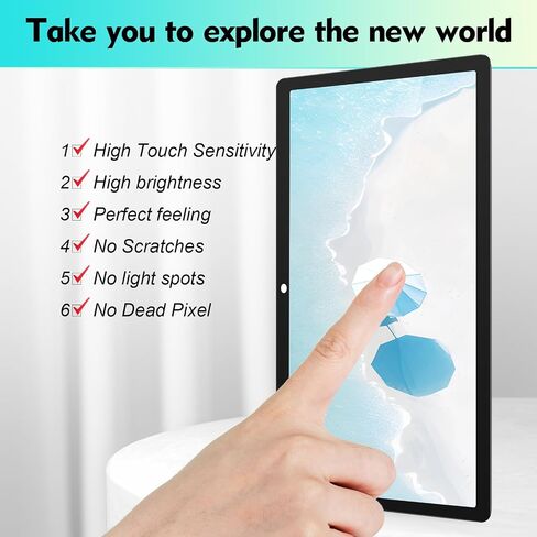 شاشة بديلة لشاشة Samsung Tab A8 10.5 بوصة 2021 LCD لجهاز Samsung Tab A8 10.5 بوصة 2021 SM-X200 مجموعة محول رقمي لشاشة اللمس Incell (أسود) in Kuwait