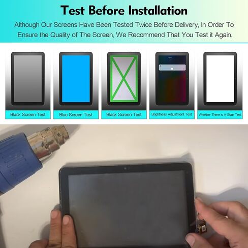 شاشة بديلة لشاشة Samsung Tab A8 10.5 بوصة 2021 LCD لجهاز Samsung Tab A8 10.5 بوصة 2021 SM-X200 مجموعة محول رقمي لشاشة اللمس Incell (أسود) in Kuwait