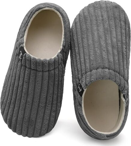 Scurtain Unisex Mens Womens Slippers Socks Artificial Woolen Slippers for Women Men with Non-slip Rubber Sole in Saudi Arabia