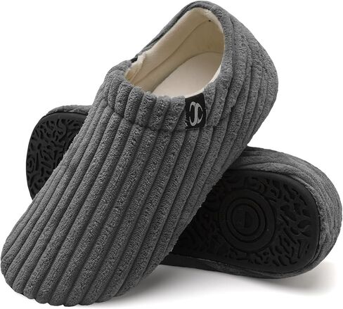 Scurtain Unisex Mens Womens Slippers Socks Artificial Woolen Slippers for Women Men with Non-slip Rubber Sole in Saudi Arabia
