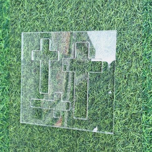 Cross Router Template, Clear Acrylic Ribbon Template, Router Inlay Template, Woodworking Router Template, DIY Craft Template (Model 1) in Saudi Arabia