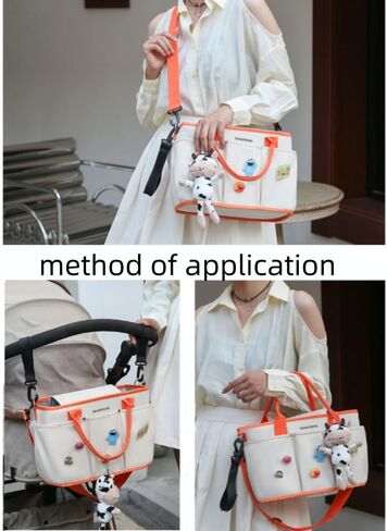 Diaper Bag Tote-Diaper Baby Bags,Waterproof Large Mommy Bag Maternity Bag for Hospital and Weekender Travel in Saudi Arabia