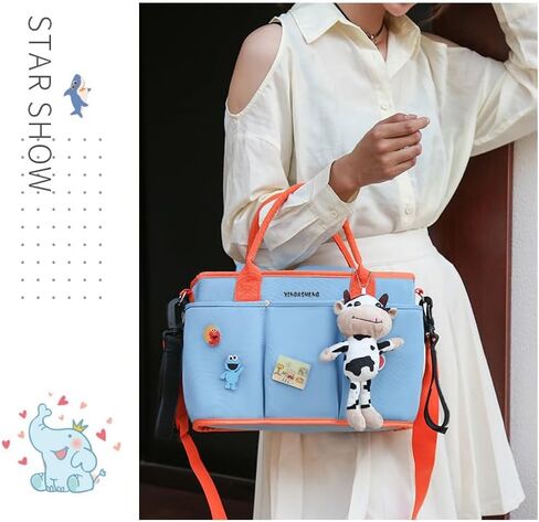 Diaper Bag Tote-Diaper Baby Bags,Waterproof Large Mommy Bag Maternity Bag for Hospital and Weekender Travel in Saudi Arabia