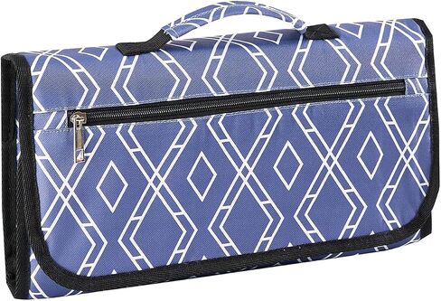 Baby Changing Mat Waterproof Nappy Changing Mat Portable Travel Change Mat with Wipes Pocket for Travel Outside (White) in Saudi Arabia
