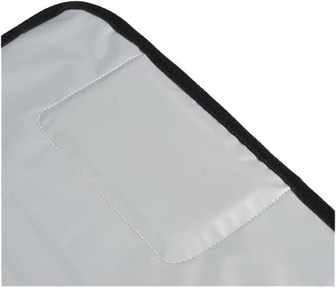 Baby Changing Mat Waterproof Nappy Changing Mat Portable Travel Change Mat with Wipes Pocket for Travel Outside (White) in Saudi Arabia