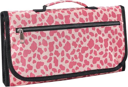 Baby Changing Mat Waterproof Nappy Changing Mat Portable Travel Change Mat with Wipes Pocket for Travel Outside (White) in Saudi Arabia