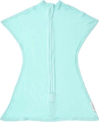 SleepingBaby EverSoft Zipadee-Zip Transitional Swaddle Sack, Viscose from Bamboo, Wearable Blanket with 2-Way Zipper - Sky Blue, S in Saudi Arabia