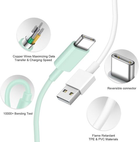 كابل USB إلى USB C كابل Carplay [معتمد من Apple MFi] كابل USB A إلى USB C بطول 5 أقدام متوافق مع iPhone 16 15 15 Pro Max 15 Plus، iPad 10th Gen، iPad Air 5/4 Gen، Mini 6th Gen Charger USB Cable Car Cable in Saudi Arabia