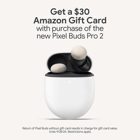 Google Pixel Buds Pro 2 - Wireless Earbuds with Active Noise Cancellation – Bluetooth Headphones - Porcelain in Saudi Arabia