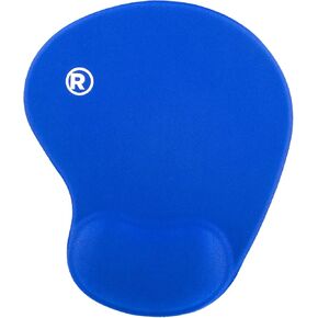 RadioShack Gel Mouse Pad with Wrist Rest, Ergonomic Office Mouse Pad for Desk Offers Improved Support, Accuracy and Responsiveness for Work, Gaming, and More, Red